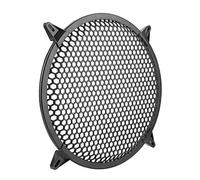 Tbest Couvercle de Haut-Parleur de 8 Pouces pour Audio de Voiture, Protection de Caisson de Basses en en Plastique Noir pour la Protection du Caisson de Basses et Anti-poussière, Compatible OE (12