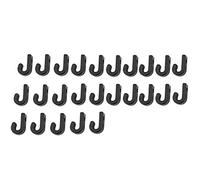 Tbest Crochet pour Tube Rond,Crochet Arage k, Crochet Arage k,k Ling Hooks,Crochet D'Arage,k Crochets,25Pcs J Crochets Nylon Arage Crochets Repment pour k Bungee Cordon Canoës Bat