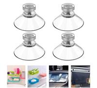 Tbest Crochets à ventouse de qualité supérieure pour verre transparent de 40 mm