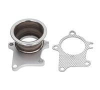 Tbest de Descente Turbo 5 Boulons vers V Band 3 Pouces Inox | Adaptateur de Conversion V Band, Construction en Acier Inoxydable, Utilisation D échappement, Compatibilité T3 T4, Rouille