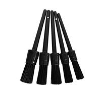 Tbest Détails de Détail de la Voiture Ensemble 5 Pcs Soft Synthetic Fiber Interior Crevice Nettaiting (Pack de 5-PC noir (emballage de sac d'opnomodes))