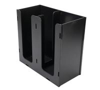 Tbest Distributeur de Gobelets avec Conception à Deux Compartiments | Matériau acrylique, facile à assembler, empêche le glissement, grande capacité, idéal pour les cafés