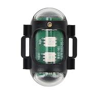 Tbest Drone Signal Light Anti Collision Strobe 3 Modes 4 Colours Type C Chargeur Haute luminosité pour Drones Motos RC Cars ABS 42x30x16mm