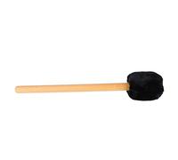 Tbest Drumstick à Tête en Feutre Doux pour Xylophone Timber - Maillet de Tambour en Feutre Durable avec Amateurs de Musique à Longue poignée] (BLACK)
