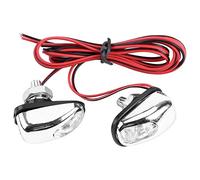Tbest Éclairage LED pour Capot D’essuie Glace de Voiture, Lampe Décorative