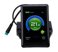 Tbest Écran électrique de Panneau de Commande de Compteur D'affichage à Cristaux Liquides VTT Ordinateur de Cyclisme TF-02S avec Interface étanche à l'eau