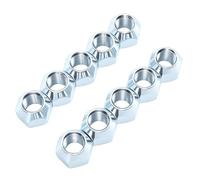 Tbest Écrous de Roue de Remorque Plaqués Zinc, extrémité Ouverte, pour Goujons de Roue de 1/2 Pouces, Pneu de Camion RV