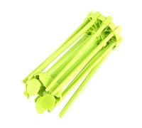 Tbest Égouttoir à Nouilles pour Pâtes Spaghetti, Ustensile de Cuisine Pliable avec Base Antidérapante, Matériau de qualité Alimentaire, Design Peu Encombrant, Jaune Vif (GREEN)