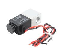 Tbest Electric Solenoid Air Valve, Compact 2 Way Design