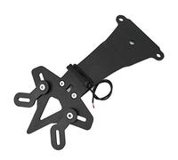 Tbest Éliminateur de Support de Plaque D'immatriculation de Moto avec Lumière LED, Support de Numéro de Queue en Aluminium Durable pour Cafe Racer 800 2019 2022