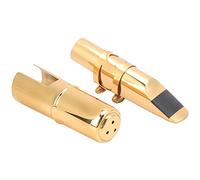 Tbest Embout de Saxophone en Laiton pour Alto et Soprano Professionnel pour Jazz Classique - Laiton de qualité Supérieure Poli à la Main, clarté et Confort Améliorés pour les Débutants et les Experts