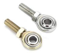 Tbest Embouts de Tige en Acier Inoxydable, 2 Pièces, Joints Heim 1/2 Pouces LH RH, Liens Filetés Mâles, Bateaux ATV