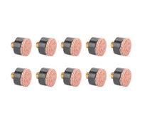 Tbest Embouts Queues de Billard, 10Pcs Billard Snooker Pool Cue Conseils, Billard Cue Tip Pôle Tip Pièces de Rechange Tackle Accessoire-10mm/11mm/12mm/13mm(11mm)