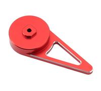 Tbest Émetteurs-émetteurs Pièces de Recouvrement pour FS NB4 Lite Pro Remote Control Black, Ergonomic en Aluminium en Alliage de Volant pour Une Expérience de Manutention Améliorée (Rouge)