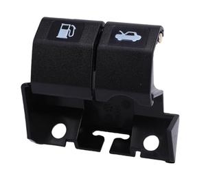 Tbest Ensemble Bouton de Déverrouillage du Capot et du Réservoir, Versa | Poignée D'ouverture de Trappe à Carburant, Construction en Métal et Plastique, Résistance à la Chaleur et au Froid,
