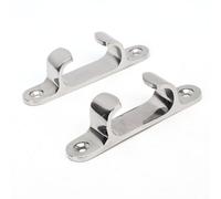 Tbest Ensemble de 2 Chaumards Marins Droits (Cales d'étrave) - Acier Inoxydable de 4 Pouces.Convient pour Les Applications d'ancrage et D'amarrage sur Bateaux et Yachts.Ces Unités sont