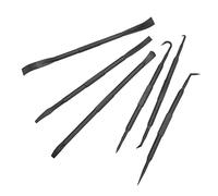 Tbest Ensemble de 6 Crochets de Levier à Double extrémité, Outils de Levier en Plastique ABS Noir pour Retirer les Joints Toriques, les Joints et Accéder aux Espaces Restreints