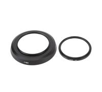 Tbest Ensemble de Capuchons de Filtre pour Pare-Soleil D'objectif 49 Mm, Conception D'extinction Filetée Professionnelle pour Objectifs 24 Mm F/2.8D 28 Mm 35 Mm .8, Alliage