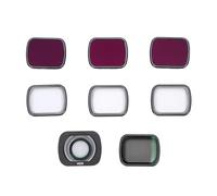 Tbest Ensemble de Filtres pour Drone, Grand Angle étoile 1/4, Noir Doux ND32 ND64 Nuit ND128 CPL UAV, Objectif de Caméra pour Flip