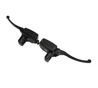 Tbest Ensemble de Levier de Maître-cylindre de Frein et D'embrayage Hydraulique, Poignée de Moto Noire avec Guidon de 1 Pouce, Adaptée pour