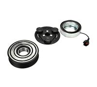 Tbest Ensemble D'embrayage de Compresseur AC 100% Neuf, Bobine de Poulie A/C Durable de Haute qualité pour Versa Cube 2007 2008 2009 2010 2011 avec Matériel de Montage