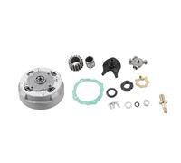 Tbest Ensemble D'embrayage Semi-automatique 17 Dents Matériau de Fer Premium Remplacement Durable pour le Vélo de Terre VTT Go Karts