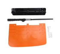 Tbest Entraînement Swing Golf Batterie D'échauffement Tête Lestée Flexible Arbre pour Transfert de Poids Alignement Corps Mémoire Musculaire Contrôle Puissance Pratique Sport (Orange)