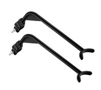 Tbest Entraîneur de Swing, Aide à l'alignement, Contrôle du Poignet, Correcteur de Posture pour Golfeurs Droitiers et Gauchers, Outils de Pratique en ABS Jaune, 2 Pièces (2 Noirs)