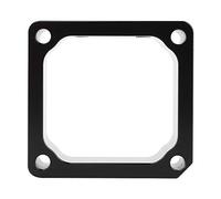 Tbest Entretoise de Chauffage D'admission, Grille en Alliage D'aluminium, Solution Accessoire de Suppression pour Températures élevées des Gaz D'échappement, Fumée Excessive, (BLACK)