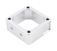 Tbest Entretoise de Chauffage D'admission, Grille en Alliage D'aluminium, Solution Accessoire de Suppression pour Températures élevées des Gaz D'échappement, Fumée Excessive, (SILVER)