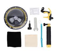 Tbest Équipement sous-Marin, TELESIN Fisheye Sphere Diving Face Shield Boîtier étanche pour Caméra d'action Hero9