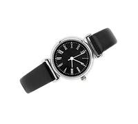 Tbest Exquise Femme Robe Mini Look de Mode Rétro Cuir en Cuir pour Collègues et Familles (#1)