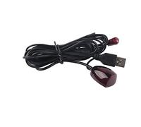 Tbest Extensor de Contrôle Remote, Récepteur Infrarouge USB, Kit de Répéteur IR, Décodeur USB Câble D'Extension de Télécommande Infrarouge pour Hôtel et Maison