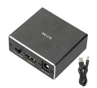 Tbest Extracteur audio 4K HDMI Audio Extractor, HDMI to HDMI with 3.5mm Analog Audio Output and SPDIF Output, support 3D son piece