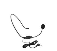 Tbest F Micro Journste, Casque Micro Jack 3.5, Micro Casque, Micro Serre Tete, Micro Tête ire Quté, Microphone À Cnsateur ire Monté sur La Tête De 3,5 Mm pour Haut-Parleur amplificateur de Voix
