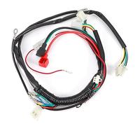 Tbest Faisceau de Câbles de Démarrage de Moteur Électrique pour Pitbike Moto ATV Quad Universal Fit avec CDI Redresseur Solénoïde rrêt Bouton Démarreur