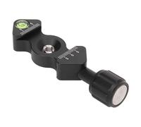 Tbest FC 25 Plaque De Libération Rapide Largeur Réglable en Alliage D'aluminium Universel Caméra Pince avec 1 / 4in 3 / 8in Trou De Vis pour Trépied Tête Support Accessoires