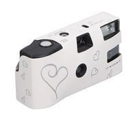 Tbest Film Caméra Réglage Manuel Complet Obturateur Flash à Usage Unique avec 16 Pièces 35MM Films Couleur Rétro pour Anniversaire Mariage Voyage