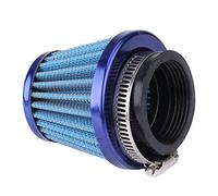 Tbest Filtre à Air 44 Mm Haute Performance, Admission à 360 Degrés, Augmente la Puissance, Réponse de L'accélérateur pour Gy6 150 ATV Quad 4 Go Kart Scooter Cyclomoteur Rouge Bleu Or (BLUE)