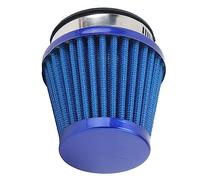 Tbest Filtre à Air Universel 50 Mm à Gros Calibre, Admission D'air Froid Haute Performance pour Motos Tout-terrain, Quads et Mini-motos Tout-terrain. Matériau de qualité Supérieure et (BLUE)