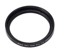 Tbest Filtre Souple Noir 1/4 Portrait Hazy Objectif de Caméra à Huile étanche pour Paysage Vidéo Accessoires de Photographie Professionnelle Verre Optique Alliage D'aluminium Double Face (37MM)