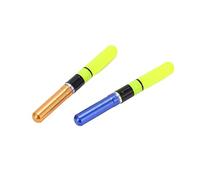 Tbest Flans de Pêche Brillants Les Lumières électroniques Vives Se Tournent Rapidement vers la Pêche Nocturne, Le Matériau Stable et Durable pour la Rivière au Bord du Lac au Large, 2 Pcs pour