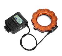 Tbest Flash Annulaire Macro LED, Lumière Flash à Température de Couleur 6800K pour Objectif d'appareil Photo