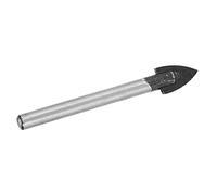 Tbest Foret pour carrelage en céramique 12 mm - Foret triangulaire en alliage de fer pour verre, marbre et brique - Outil de coupe à grande vitesse pour l'industrie et le bricolage (12 mm)