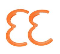 Tbest Garde D'hélice de Drone, Protecteurs D'impact D'anneau de Pare-Chocs de Protection de Drone Léger pour Avata 2 (Orange)