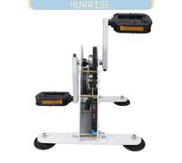 Tbest Générateur de Puissance à Pédales 100W Portable avec Interface USB DC1-35V pour Activités Extérieures