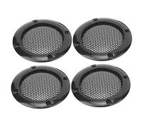 Tbest Grille de Haut-Parleur de Voiture, Treillis de Protection pour | Conception en fer dur, fonction anti-impact, clarté sonore, convient aux haut-parleurs décoratifs