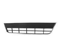 Tbest Grille de Pare-chocs Avant Inférieure Centrale 5N0853671B82V Grille de Remplacement en ABS Haute Résistance Ajustement pour 5N 2011 à 2015 Améliore L'aérodynamisme et le