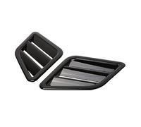 Tbest Grille de Ventilation de Capot Moteur, 2 Pièces, en Plastique ABS, Remplacement de la Grille de Capot Supérieure Avant pour, Jazz, Durable, Résistant aux Rayures, (noir brillant)