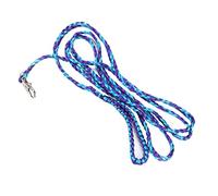 Tbest Guinée Pig -Hamster Rats Arbre de Câbles en Lin avec Cloche, Contrôle à Long Terme pour Le Plein Air, pour Les Amateurs de Petits Animaux de Compagnie, Passionnés (Dégradé Bleu et Violet)
